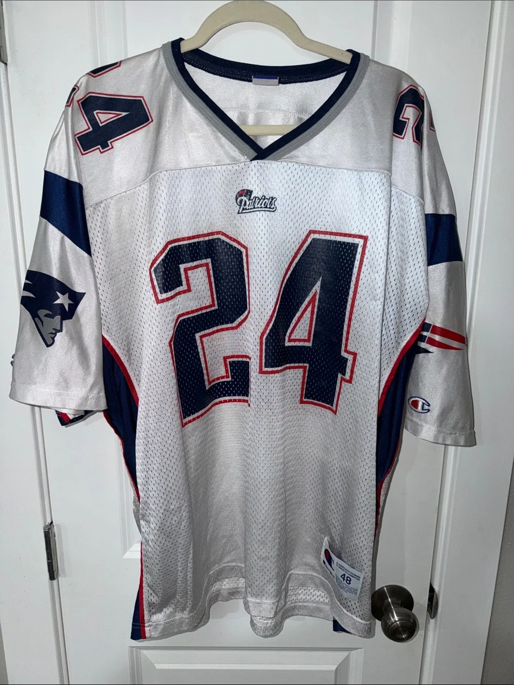 Authentic Champion #24 Ty Law Mesh Football Jersey